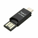 USB 3.1 Type C USB-C to Micro-SD TF Card Reader Adapter for Macbook PC P8J7