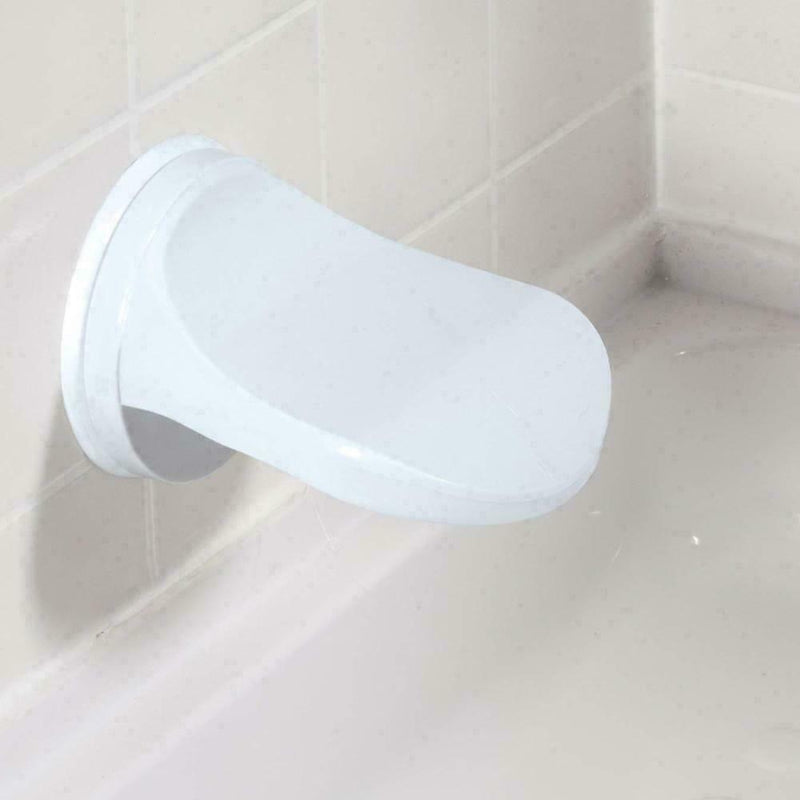 Shower Foot Rest Foot Pedal White Bathroom Shaving Grip Aid Stool Leg Mat L1R5