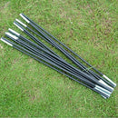 Tent Pole Economic Blacks Fiberglass Kit 7Sections Camping Travel Replacement ï¼W