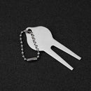 Golf Divot Repair Switchblade Tool Metal Golf Pitchfork Golf Accessoires