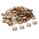 100 Pieces MDF Wood WOODEN Hand Shapes 18mm cut wood cutouts crafts blank