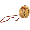 Hand-Woven Female Summer Rattan Sling Beach Straw Holiday Casual Bag Variat