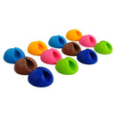 5Pcs Solid Desk Wire Clip Organizer Bobbin Winder Wrap Cord Cable Manager  Bj