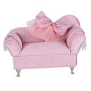 Pink Bowknot Sofa Jewelry Organizer Box for Women Girls, Jewelry Display Storage