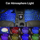 Car Interior USB Atmosphere LED Light Modified Foot Decoration Projection Lamp