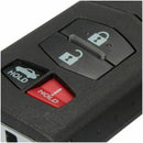 4 Button Remote Flip Key Fob Case Shell Blade For Mazda 3 5 6 RX-8 CX-7 CX-