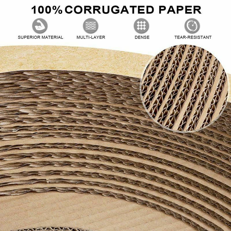Cat Scratching Lounge Board Corrugated Cardboard Scratcher Cat Scratch Pad  E7I7