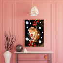Full Drill Diamond Painting Kit DIY Bead Art Hamster Cherry Mosaic Picture
