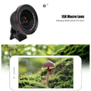 Universal Cell Phone Fisheye Lens 0.6 Wide Angle 15X Macro Reflective Lens