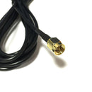 1PC black gsm gprs small suction cup antenna cable rg174 magnetic base BX
