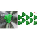 60Pcs Pipe Clamps for 11mm/0.43inch Stakes Greenhouse Sunshade Net Hoop