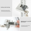 Auto Brake Clutch Pedal Lock Stainless Steel Anti-Theft Device Strong Secur