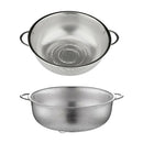 2x Colander Strainer Food Sifter Noodles Drainer Basket W/ Handles Kitchen