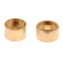 3pcs 16mm Diameter Trumpet Valve Finger Buttons with Screws Cover Brass