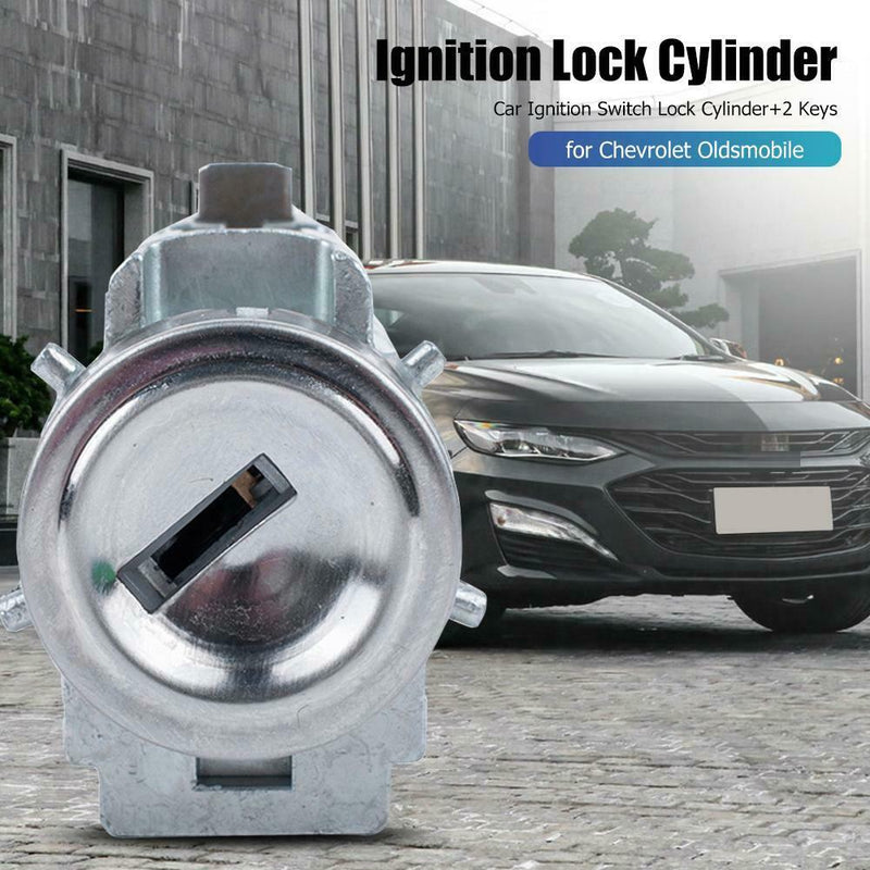 Car Ignition Switch Lock Cylinder+2 Keys for Chevrolet Oldsmobile 12458191