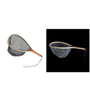 Fly Fishing Landing Net Catch & Release Net Wooden Frame Black-Nylon