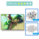 1000pcs DIY Green Dragons Puzzle Educational Learning Assembling Toys Craft