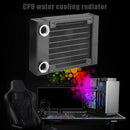 G1/4 80 8 Tubes Aluminum CPU Heat Sink Heat-Exchanger for Computer Chip