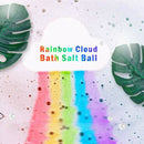 Colorful Rainbow Cloud Bath Bombs,Float On Water&Release Vivid Rainbow Colo
