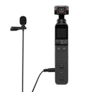Clip-on Lapel Microphone Hands Free Mic 3.5mm for Pocket 2 Video Recording
