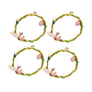 4pcs Angel Garland Charms Elf Theme Pendant DIY Jewelry Findings Gifts
