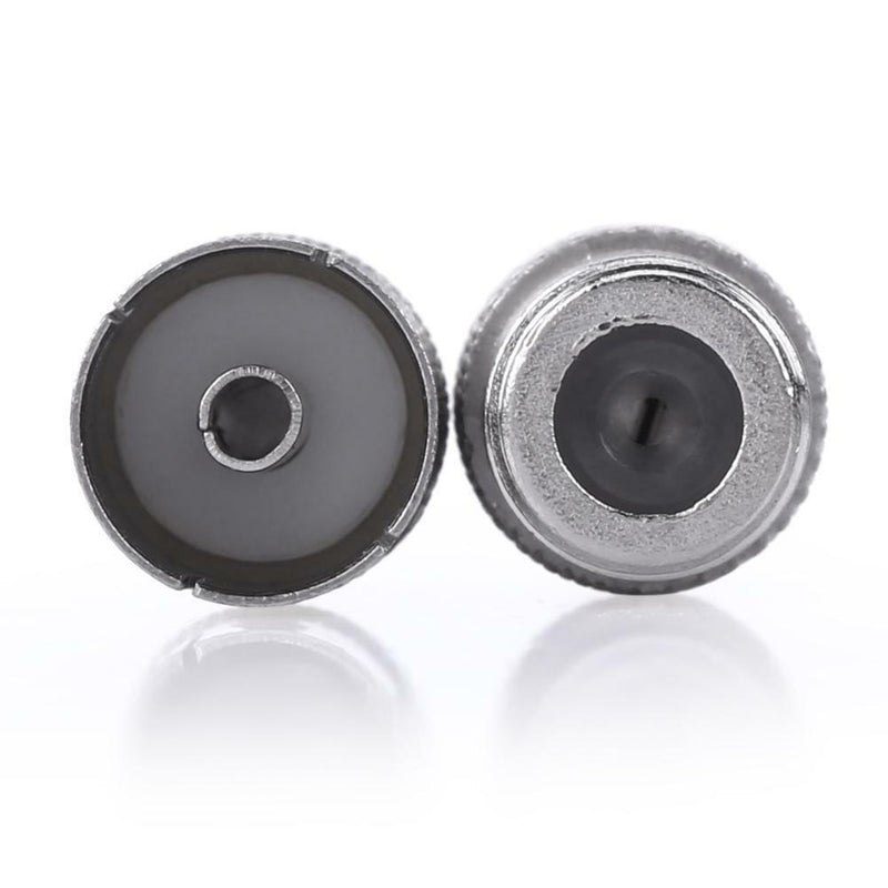 2x RF Coax F Female to F Female TV Antenna Coaxial Connector 9.5TV Coaxial Plug
