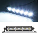 8 Inch 18W LED Work Light Bar Ultra Thin Waterproof Offroad Driving Lamp