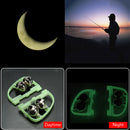 Night Fishing Rod Tip fish Bite Alarm Alert Clip Bells Ring Glow Accessory x2