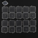 10pc Ultra-thin hard micro   sdhc tf ms memory card storage box protector ca ME