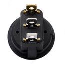 3 Models LED DIY Round Light Rocker Switch Power Button Switches (Blue)