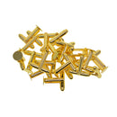 20 Pieces Cufflink Cuff Links Blanks 8mm Round Bezel Tray Cabochon Setting Base