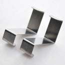 2PC Back Door Hook Stainless Steel Kitchen Cabinet Clothes Hanger Home Stor O6O4