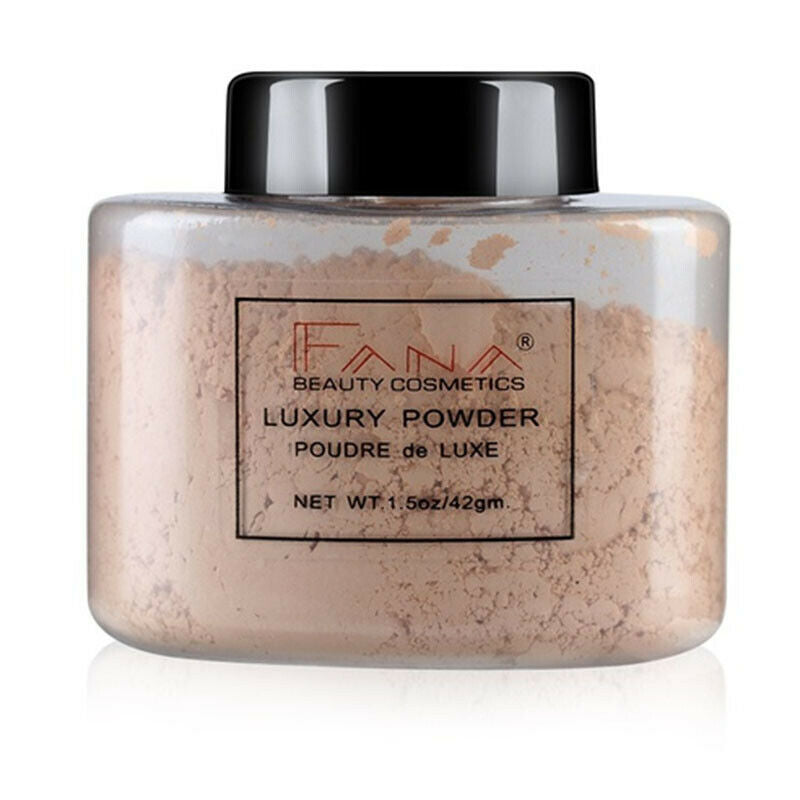 Fana Luxury Powder Face Banana Loose Powder for Women Girl Makeup Long Last X1H6
