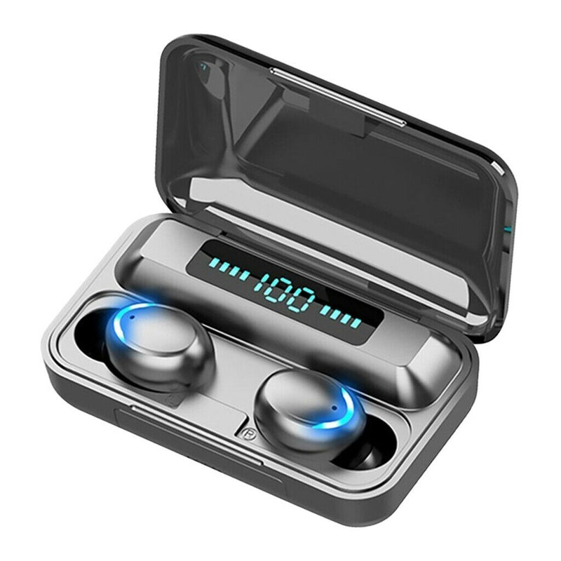 4pcs Wireless F9 Bluetooth Earphone  5.0 LED Display Waterproof Earbud Stereo