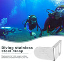Stainless Steel Diving Counterweight Belt Quick Release Buckle Pool Tackles
