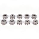 10pc U624ZZ U groove ball bearing guide pulley for rail track linear 4*1  3C