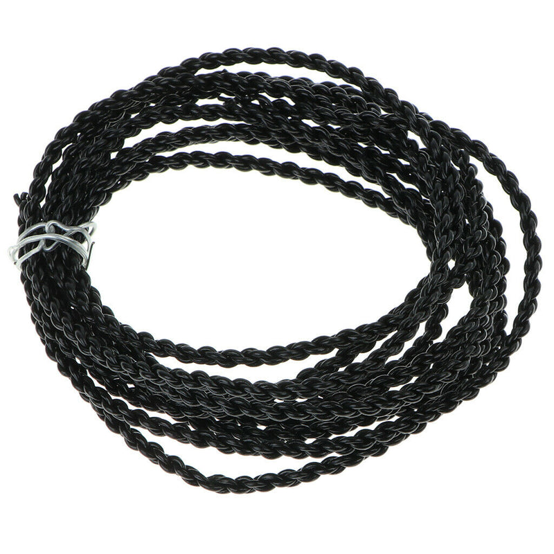 2 Pieces 4 Strands Braided Upgrade Wire 7N OCC Copper Cord DIY for Earphone