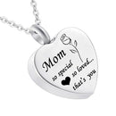 Urn Necklace Cremation Jewelry Ashes Mom So Special So Loved ...that Is You