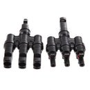 Practical  Waterproof Three-in-one Solar Panel PV Cable Four-way Connector