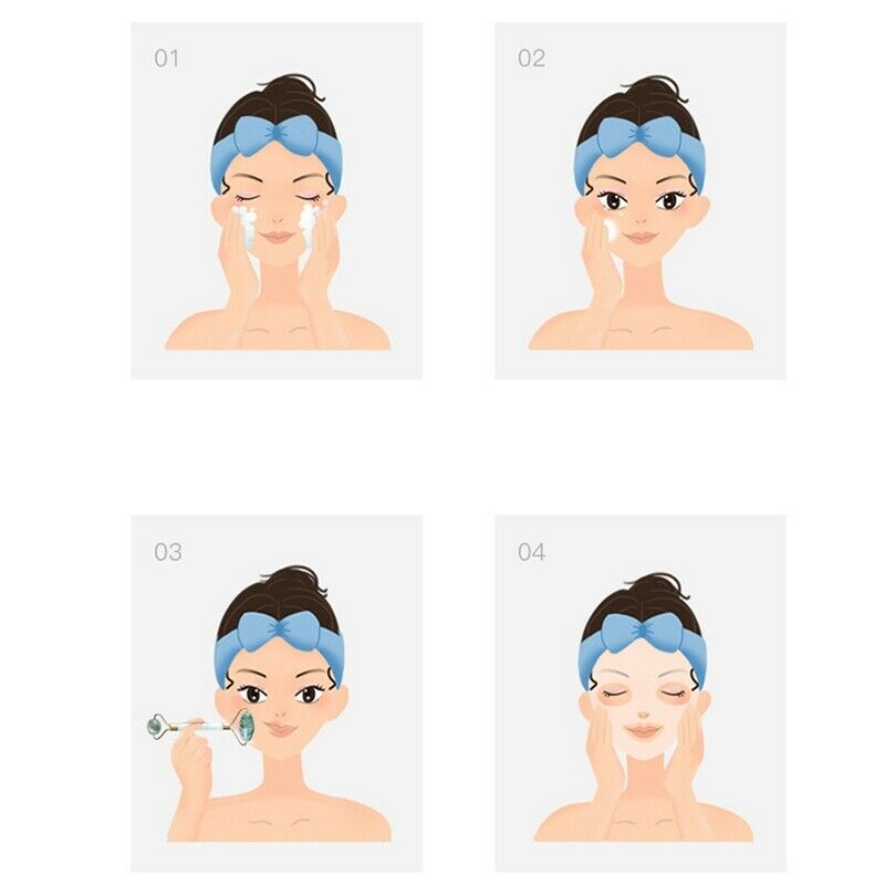 1PC Natural Facial Beauty Massage Tool Jade Wheel Face-Lift Massager Relaxa Q9V8