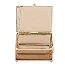 Cosmetics Storage Box Display Bonsai Holder Flowerpot with Lid for Ring Earring
