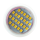 5X( MR11 24 3528 SMD LED Lamp Spotlight Lamp Bulbs Warm White DC 12V A7O6)