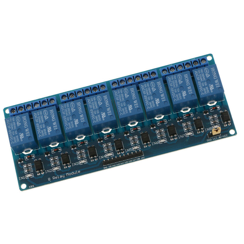 8 Channel DC 5V Relay Module for    Raspberry Pi DSP AVR PIC ARM