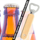 Creative Gift Beer Wine Bottle Opener Stainless Steel Rubber Handle Starter