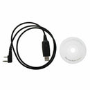 USB Programming Cable for Baofeng UV-5R UV-3R+ Two way Radio With Driver CD Z7L9