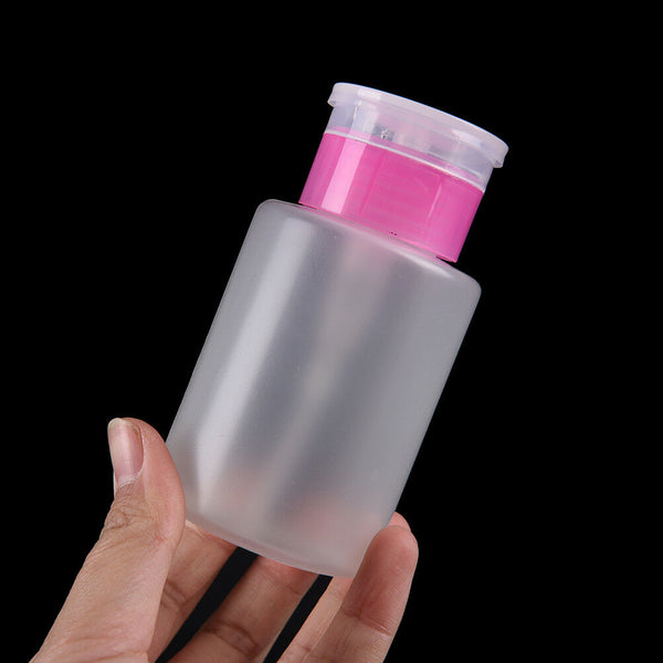 150mL Empty Pump Dispenser Bottle Container Cleaner Nail Polish Remover Too Kw
