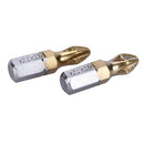 10pcs Electric Screwdriver Bits S2 Ti-plated PH2 Antiskid Screwdriver Bits