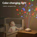 LED Rotating Starry Light Projector Wedding Dance Music Star Sky Night Lights