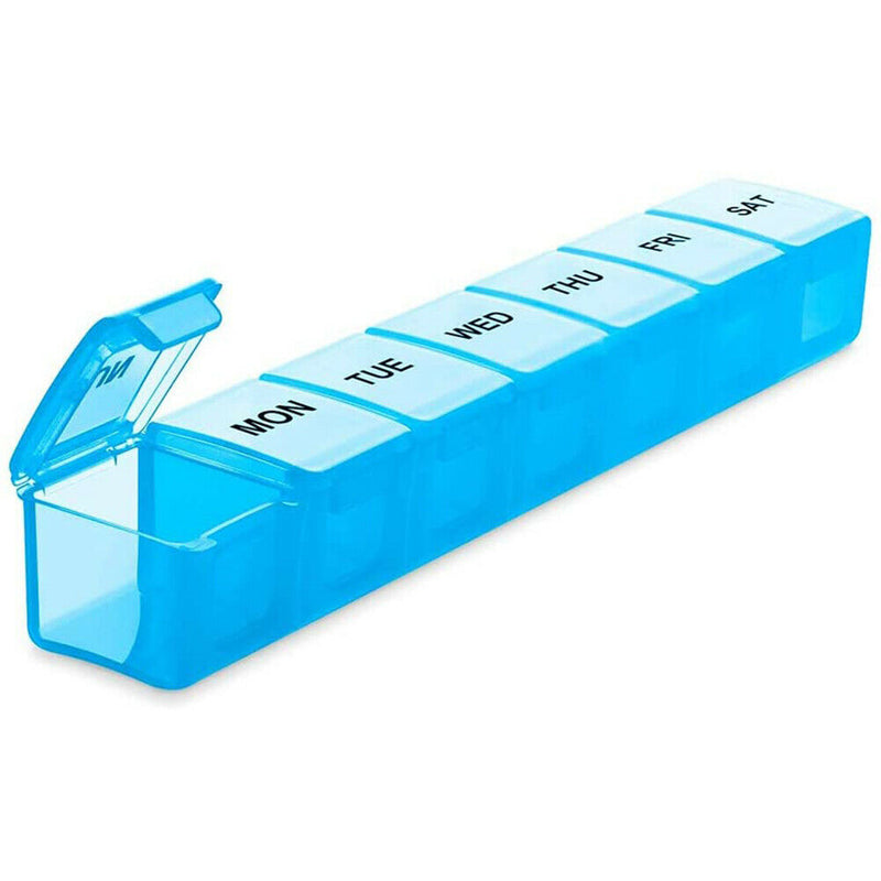 7 Days Weekly Medicine Box Non-toxic Pill Box Capsule Tablet Storage Holder
