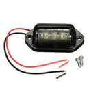 6LED License Number Plate Tag Interior Step Light For Boat RV Trailer Caravan Hn